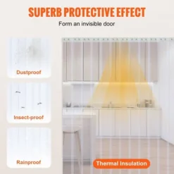 Strip Gardin PVC Dörrgardin 82' x 12