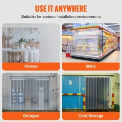 Strip Gardin PVC Dörrgardin 82' x 12