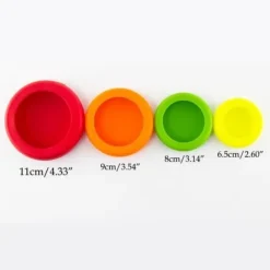 4st/set Silikon Matskydd Bestick Frukt Grönsakskonserveringsverktyg Kökstillbehör