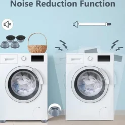 Style 2 - Vibrationsdämpande fötter till tvättmaskin/torktumlare 4 st.
