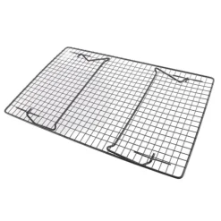 Svart järnkylställ för bröd, kakor, kakor - ugnstillbehör för efterrätt, kafé, bageri