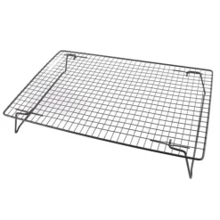 Svart järnkylställ för bröd, kakor, kakor - ugnstillbehör för efterrätt, kafé, bageri