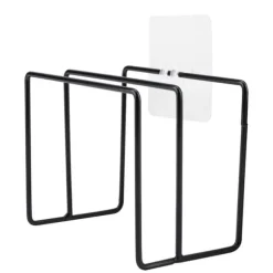 Svart väggmonterat lock Hållare för skärbräda