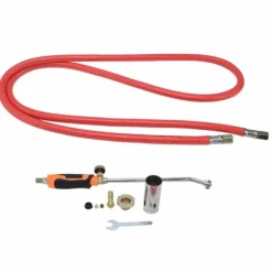 Svetsvärmebrännare Flytande gas ogräsfackla Bärbar utomhuseldkastare med 2 m rör för hushåll