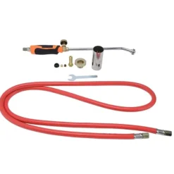 Svetsvärmebrännare Flytande gas ogräsfackla Bärbar utomhuseldkastare med 2 m rör för hushåll