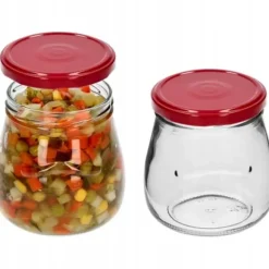 Syltburkar med lock 6 st 500 ml
