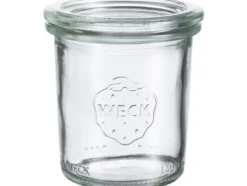 Sylteglas Weck incl låg 14cl 140ml Ø6x6,9cm 12stk/pak