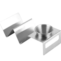 Tacohållare i rostfritt stål för Hem Kök Restaurang Bufféverktyg