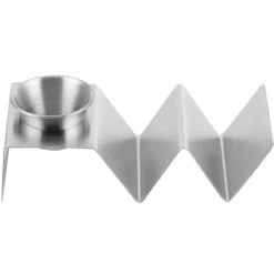 Tacohållare i rostfritt stål för Hem Kök Restaurang Bufféverktyg