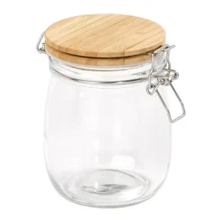 Tala Glasburk med lock av Bambuträ 700 ml