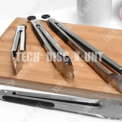 TD® Brödtång Köksförsörjning 12 tums rostfritt stål Kök Halkfritt handtag Grill Multifunktionsmatverktygsredskap