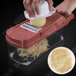 TD® Köksutrustning Strimlare Grönsakshackare Manuell Hackare Röd