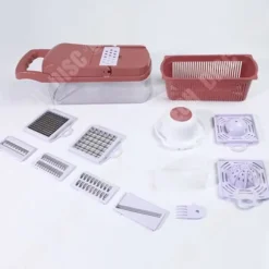 TD® Köksutrustning Strimlare Grönsakshackare Manuell Hackare Röd