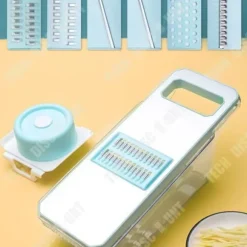 TD® Multifunktion grönsaksskärare tvätt grönsaksavrinning rostfritt stål skäranordning rivjärn rivare rivjärn artefac