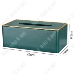 TD® Pump Box Nostalgisk Tissue Box Mörkgrön Stor Tissue Box Phnom Penh Hotel Restaurant Servettlåda