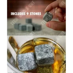 TD® återanvändbara stenisbitar uppfriskande giftfria tillbehör köksrätter anpassningsbara till alla drycker enkel användning