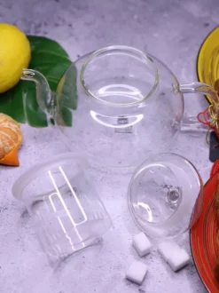 Te- och örtkanna 620 ml Wilmax termoglas