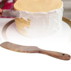 Teak Spatel Hushåll Trä Stekspade Hem Kök Köksredskap 33,5x5cm