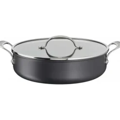 Tefal Jamie Oliver Cook's Classics HA-grytan med glaslock 30 cm/5,4 L, svart