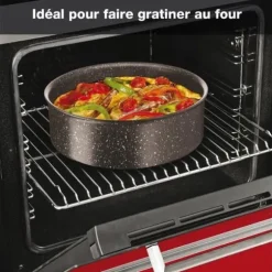 TEFAL L6789102 Ingenio Extreme 15-delade köksredskapsset - Brown Stone Effect - Tillverkad i Frankrike