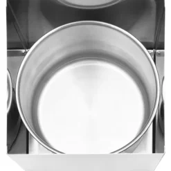 The Living Store Dressingbehållare rostfritt stål 3,5 L - Såsbehållare