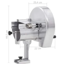 The Living Store Manuell grönsaksskärare silver 22x44,5 cm aluminium - Köksskivare