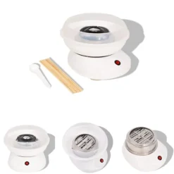 The Living Store Sockervaddsmaskin 480 W vit - Sockervaddsmaskiner