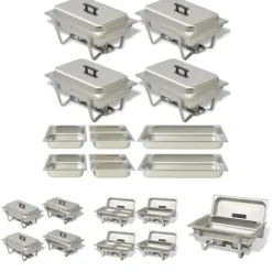 The Living Store Varmhållningskärl 4 st rostfritt stål - Varmhållningskärl