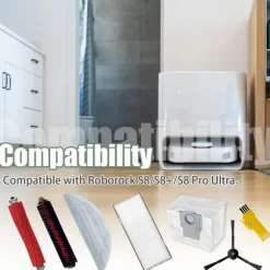 Tillbehör 24 delar till Roborock S8/S8+/S8 Pro Ultra Roborock S8/S8+/S8 Pro Ultra