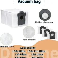 Tillbehör för Dreame X40 Ultra/L40 Ultra Robot Vacuum