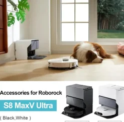 Tillbehör för Roborock S8 MaxV Ultra - Borstar, filter, moppdynor