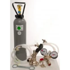 Tillbehörspaket för Kontakt 2 rader med 2x typ A fatkoppling och 2 kg CO2 flaska