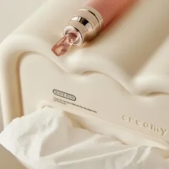 Tissue Box Cover Molnform Multifunktionell Plast Dekorativ Tissue Box Hållare för Vardagsrum Matbord Vit Botten