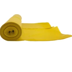 Tjocka 50 mikron avfallspåsar. tålig rulle 25 st. - gul 70L