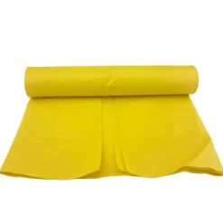 Tjocka 50 mikron avfallspåsar. tålig rulle 25 st. - gul 70L