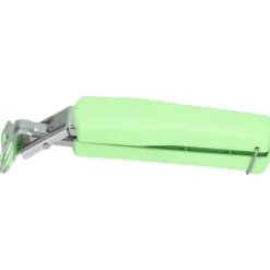 Tång för varm skål, halkfri, skålhållare i rostfritt stål, skållningsskyddande tallrik (grön)