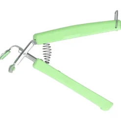 Tång för varm skål, halkfri, skålhållare i rostfritt stål, skållningsskyddande tallrik (grön)