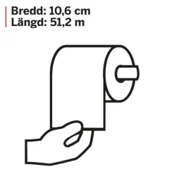 Toalettpapper KATRIN 360 42/fp