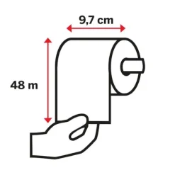 Toalettpapper KATRIN 400 42/fp