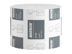 Toalettpapper Katrin Plus System L85,5mxB10cm 2-lagers Vit Nyfiber, 36 rl/krt