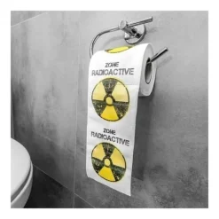 Toalettpapper radioaktiv zon WC PQ