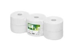 Toalettpapper Satino Comfort Jumbo 2-lagigt Ø24cm 320 m vit,6 rl/krt