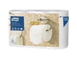 Toalettpapper, Tork T4 Premium, 4-lagers, 18,8m x 12,5cm, Ø11,7cm, vitt - (7 st.)