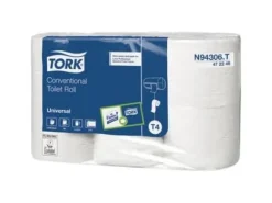 Toalettpapper Tork Universal T4 2-lagigt natur 472246 42rullar/kartong - (42 rullar per kartong)