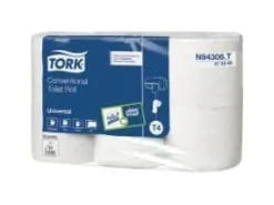 Toalettpapper Tork Universal T4 2-lagigt natur 472246 42rullar/kartong - (42 rullar per kartong)