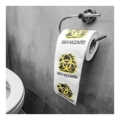 Toalettpappersrulle Biohazard toalettpapper