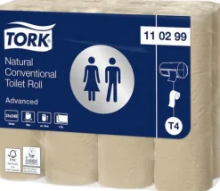 Toiletpapir Tork T4 Advanced 2-lags Natur - (24 ruller)