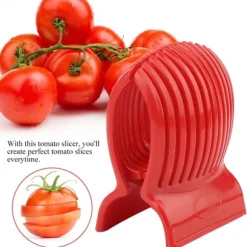 Tomatskärare Citronskärare Multifunktionell Rund Fruktskärare med Ergonomisk Design