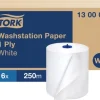 Tork - Cellulosapappersservetter, 1-lagers, 250 m, W6 - 6 rullar