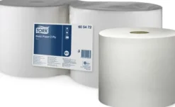 Tork Tork - Pappersrulle för enklare uppgifter, vit - 400 m